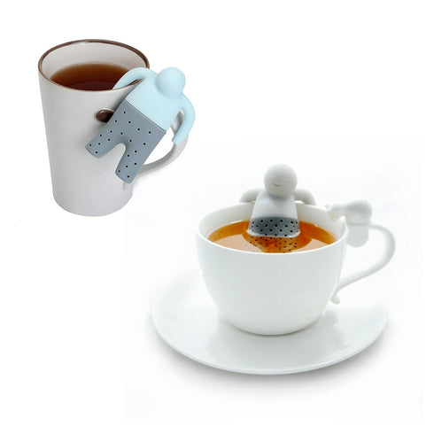 AussieSuperStore Homeware Supplies Silicone Sir Herbal Tea Man Loose Leaf Infusers Silicone Sir Herbal Tea Man Loose Leaf Infusers | Tea Infusers CBMRTEAMANx2